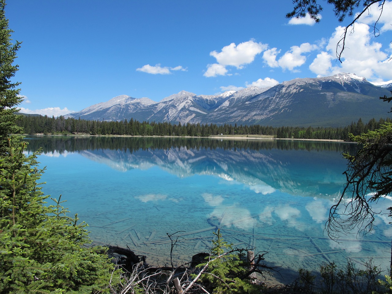 landscape reflection lake reflection mountain free photo