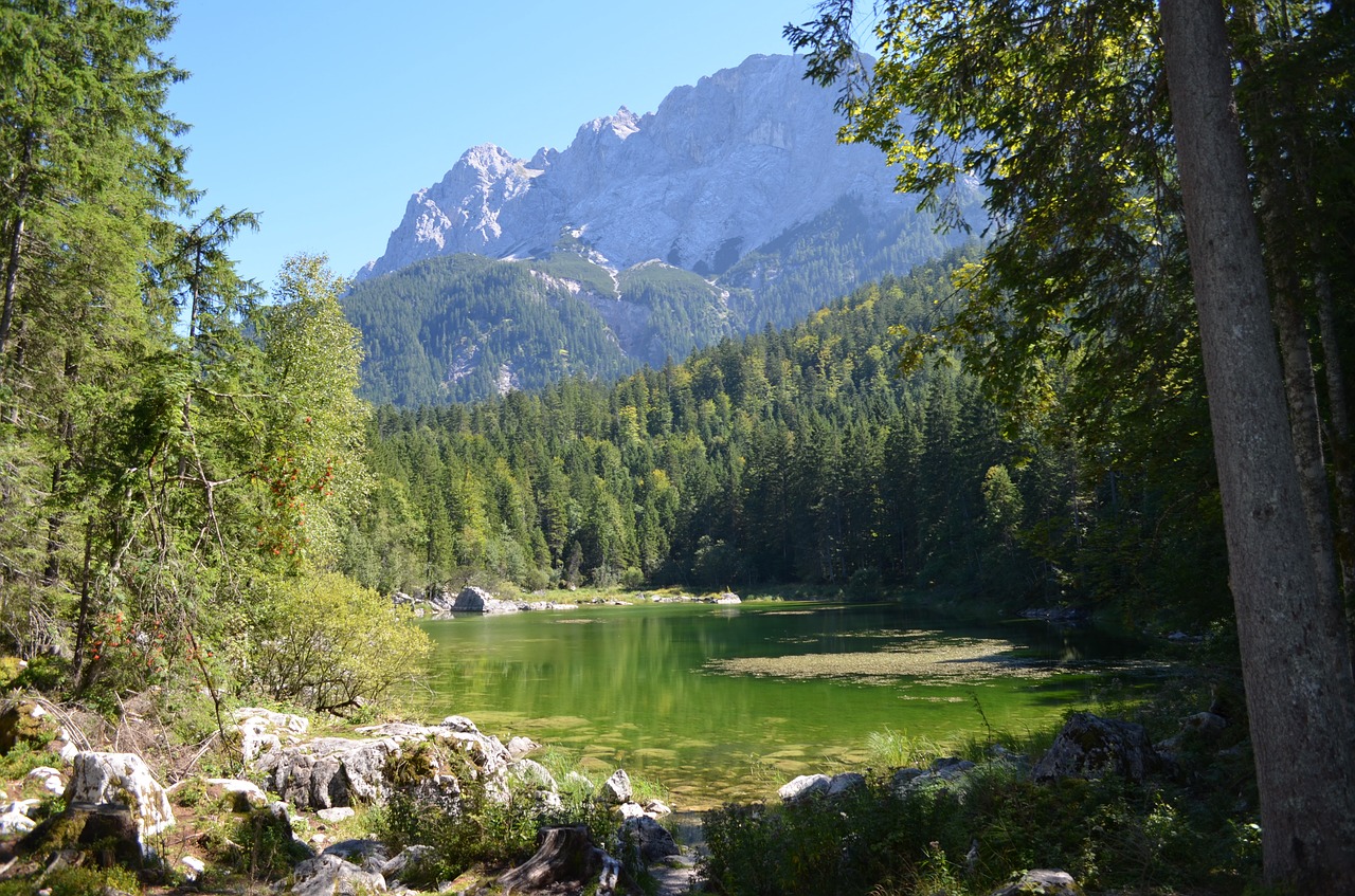 landscapes lake view holiday free photo