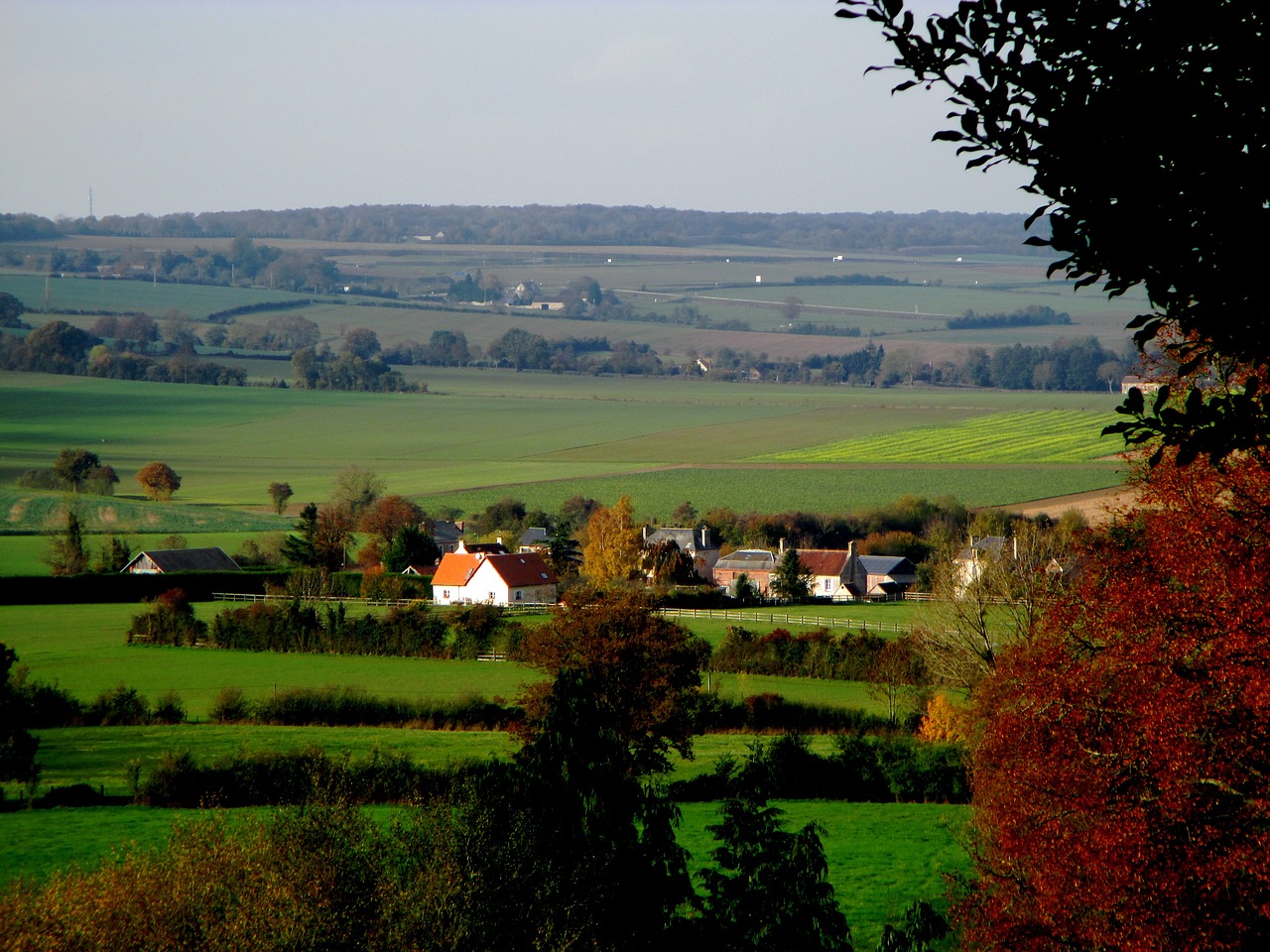 landscapes field normandy free photo