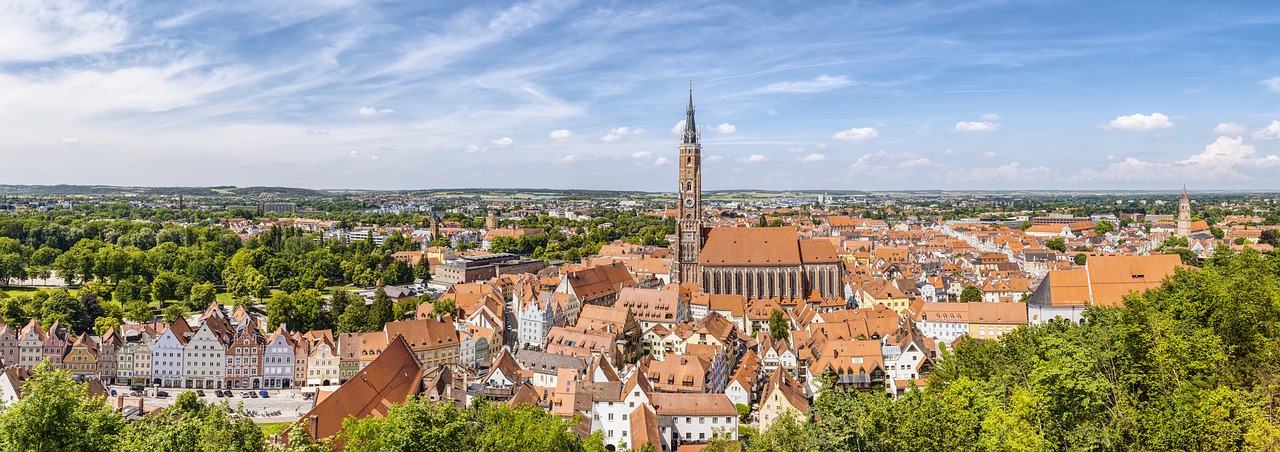 landshut  panorama  city free photo