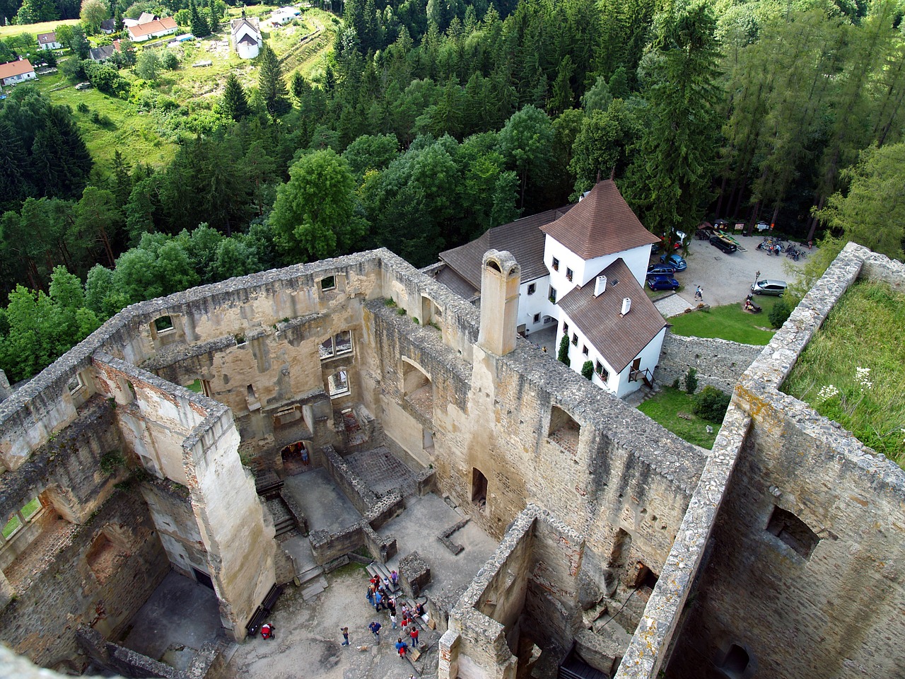 landštejn castle the fortifications free photo