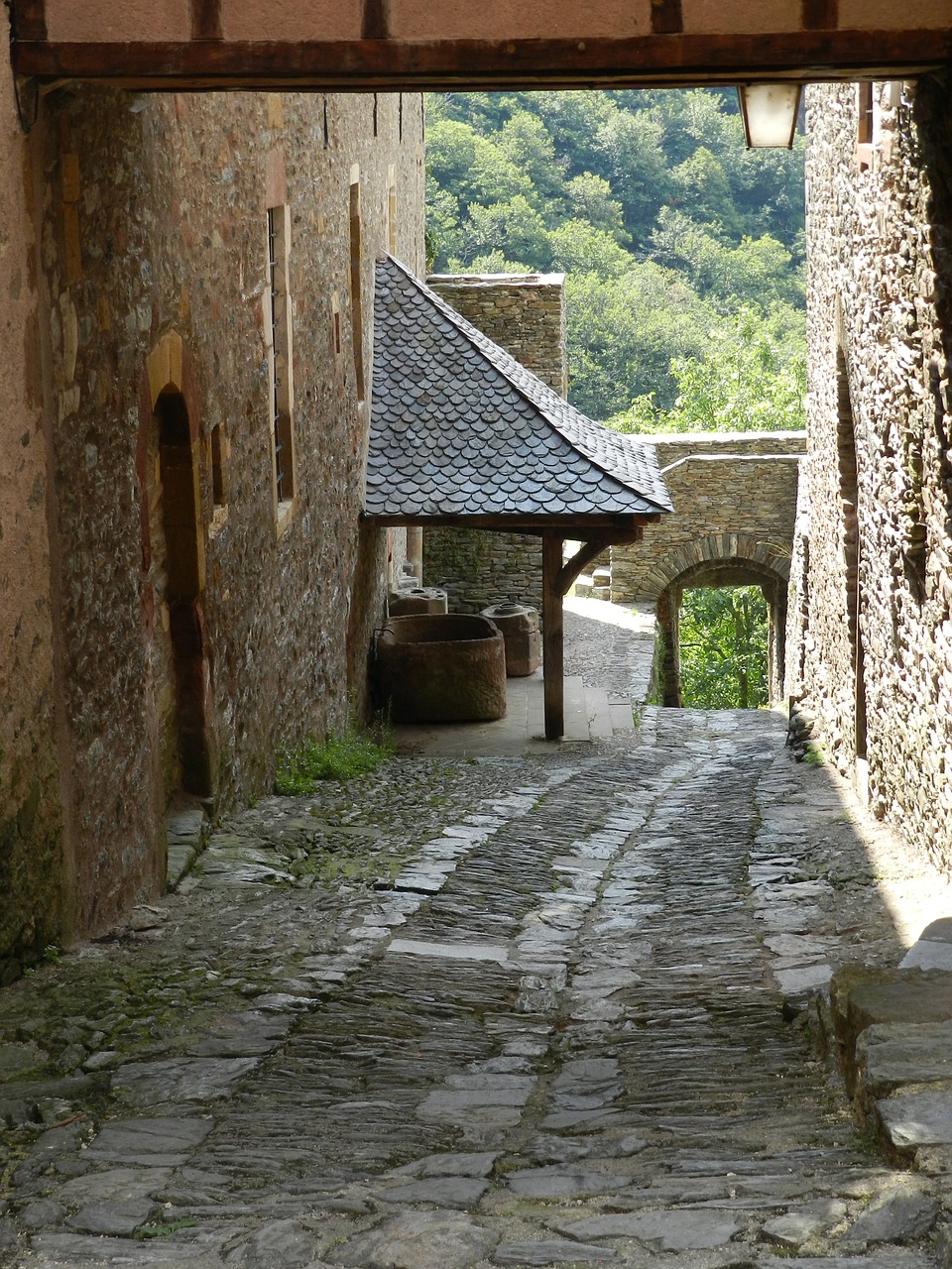 lane pavement village free photo