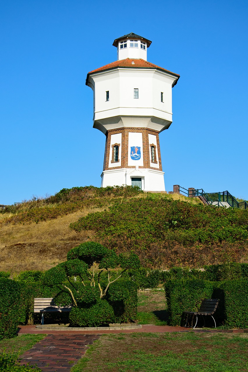 langeoog water tower  places of interest  observation tower free photo