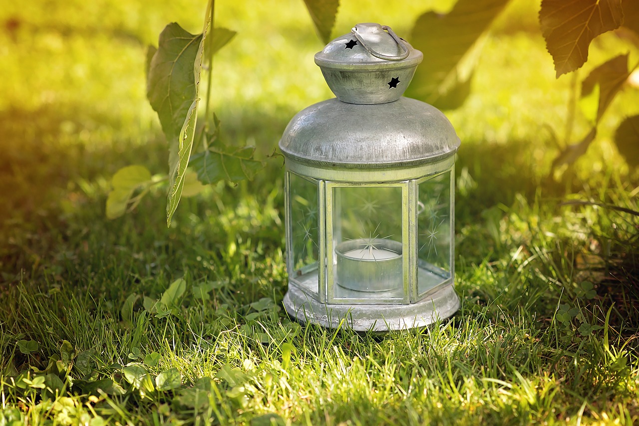 lantern silver meadow free photo