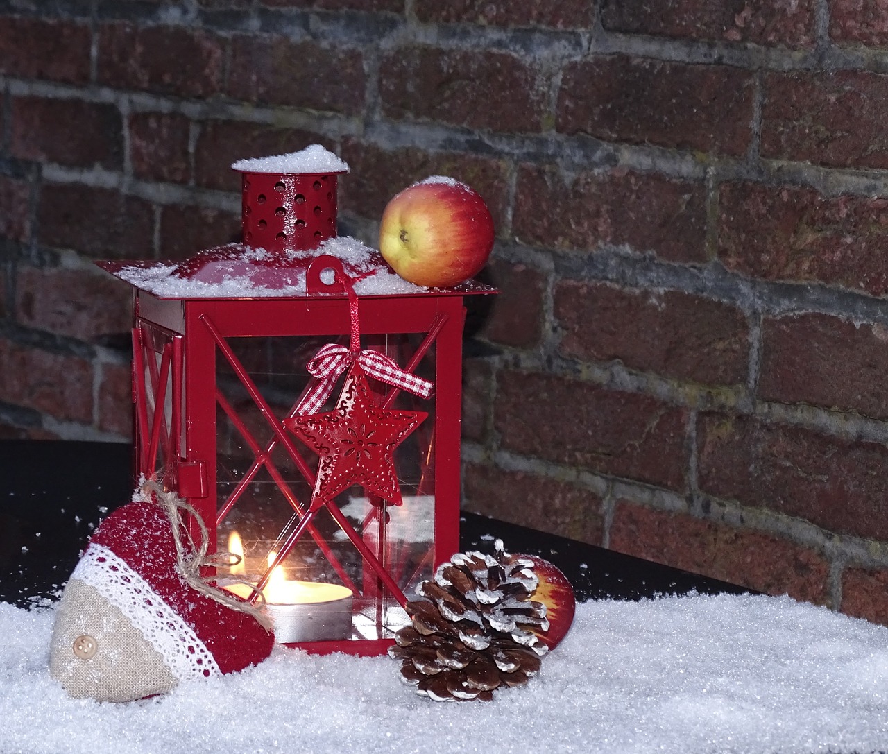 lantern christmas decoration free photo