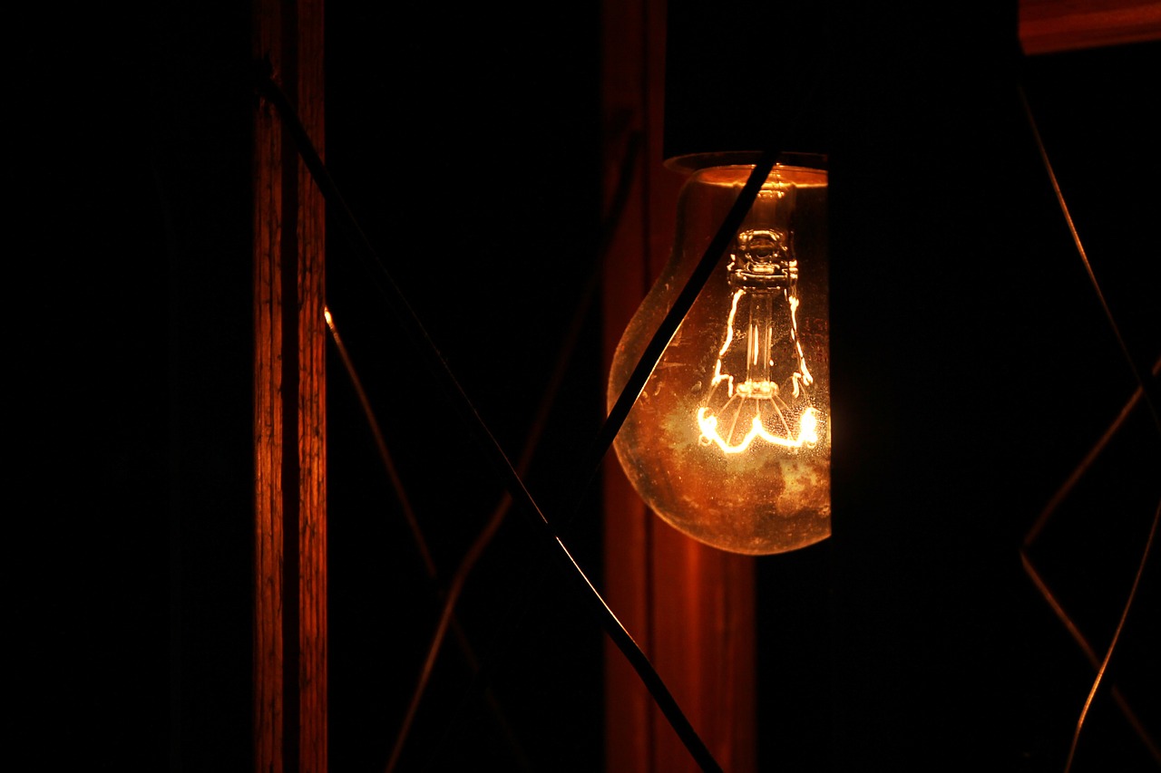 lantern light light bulb free photo