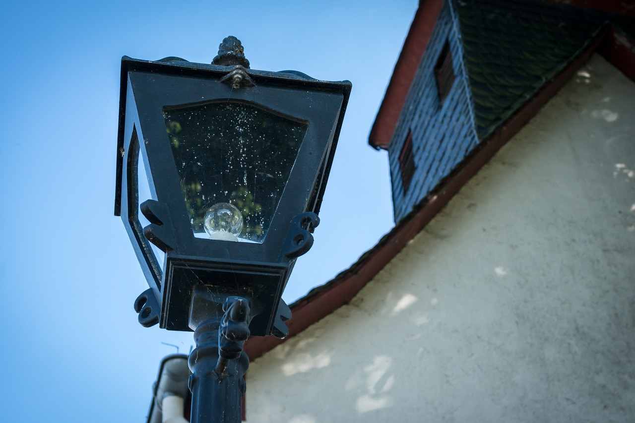 lantern lamp street lamp free photo