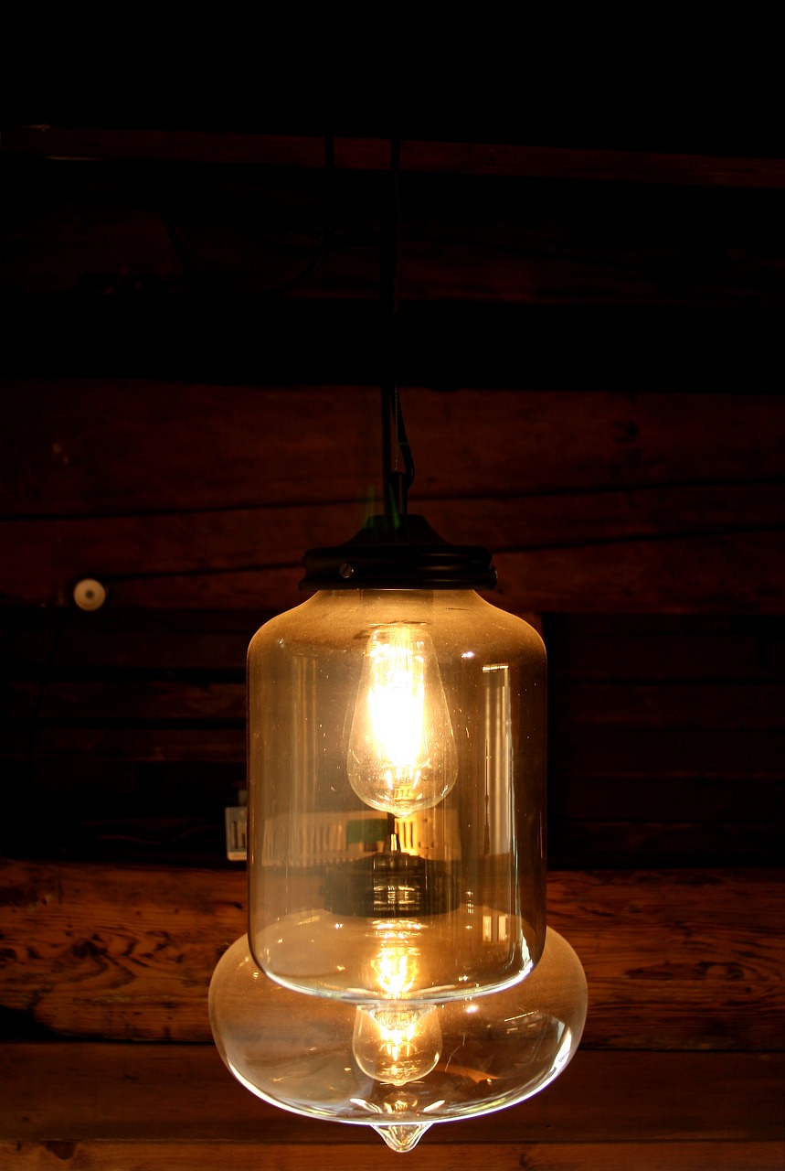 lantern light light bulb free photo