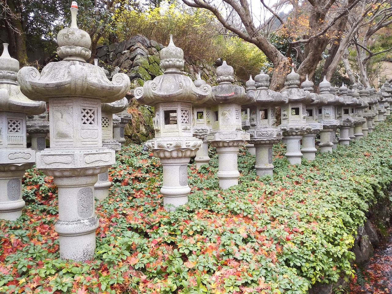 lantern temple landscape free photo