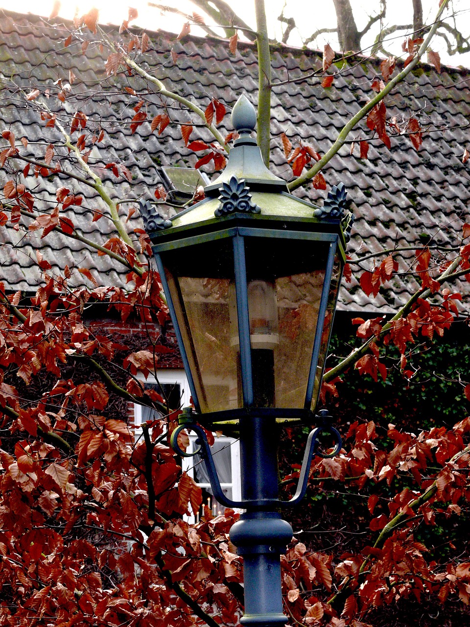 lantern lamp historic street lighting free photo