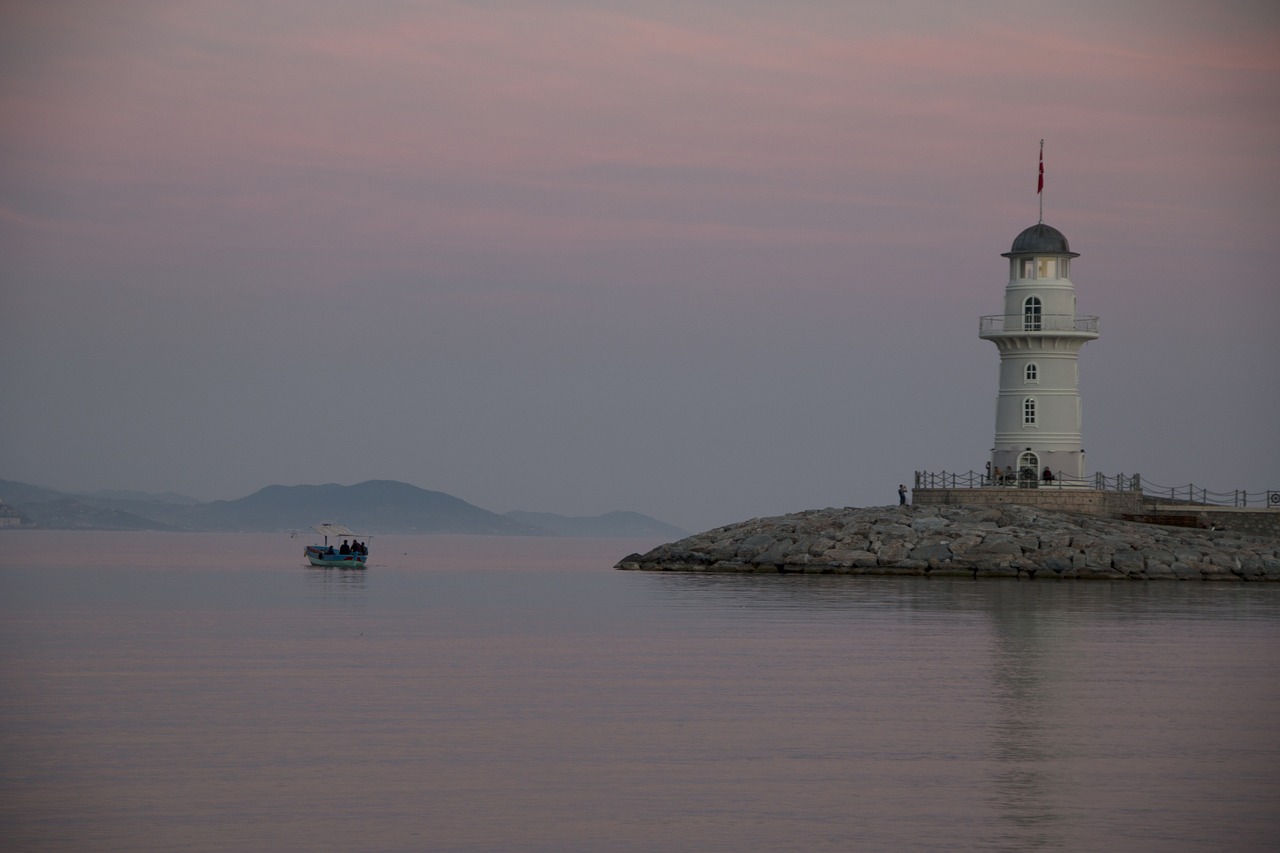 lantern lighthouse landscape free photo