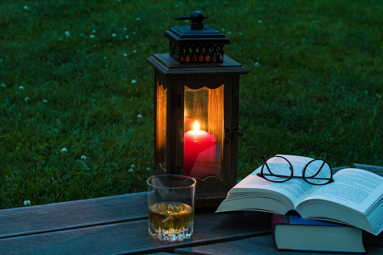 lantern books alcoholic beverage free photo