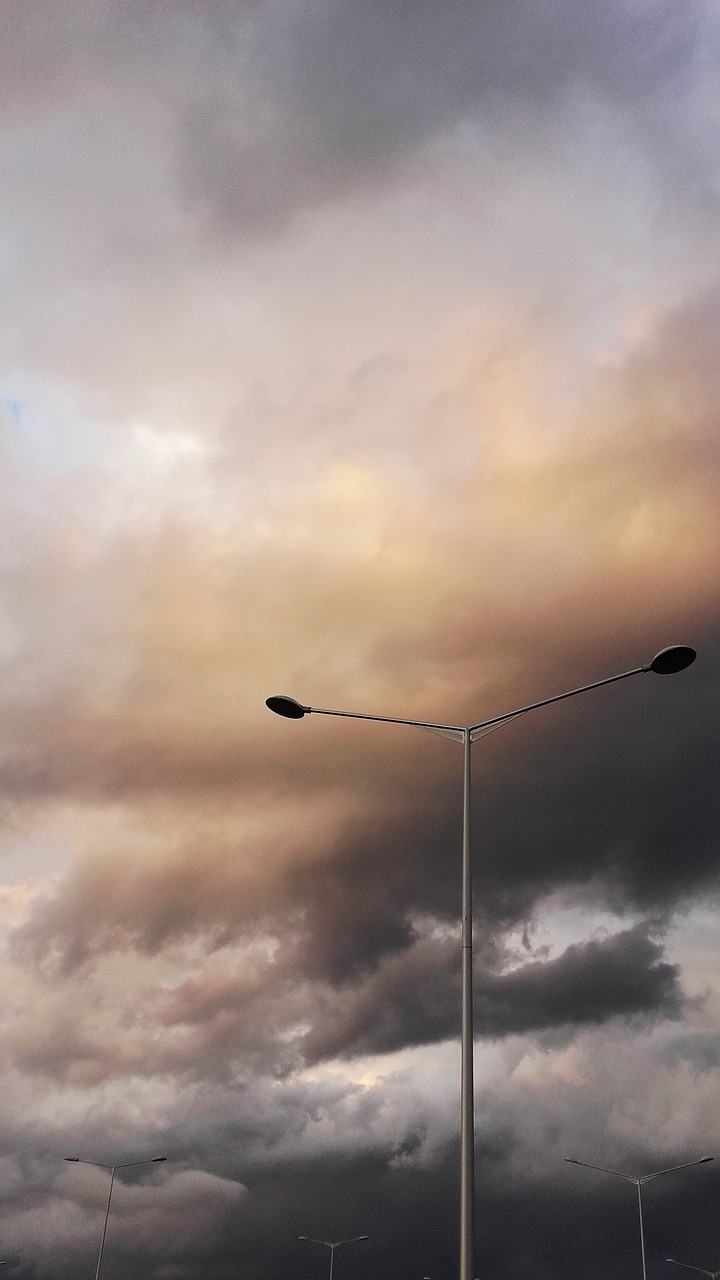 lantern lanterns clouds free photo