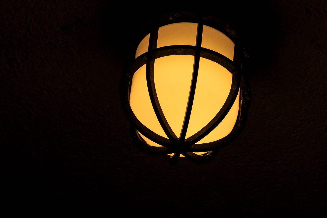 lantern night yellow free photo