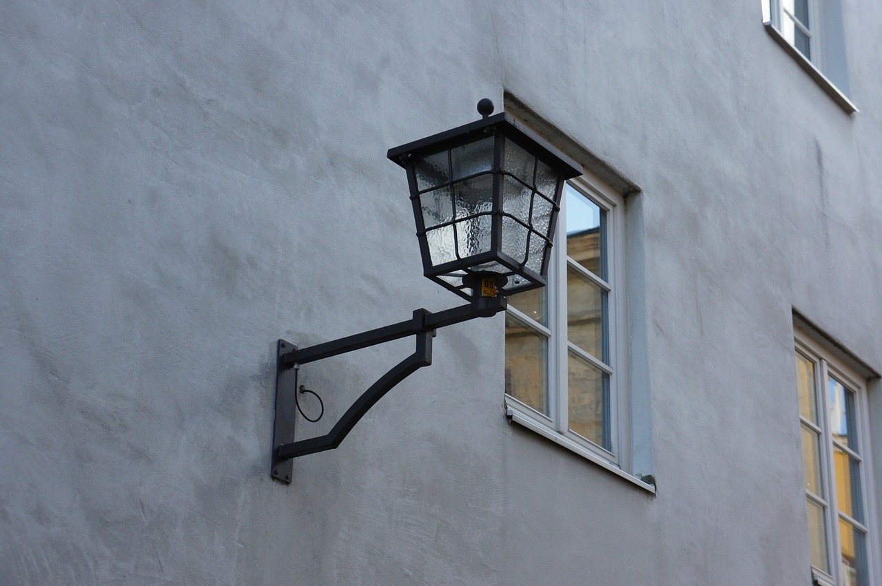 lantern window facade free photo