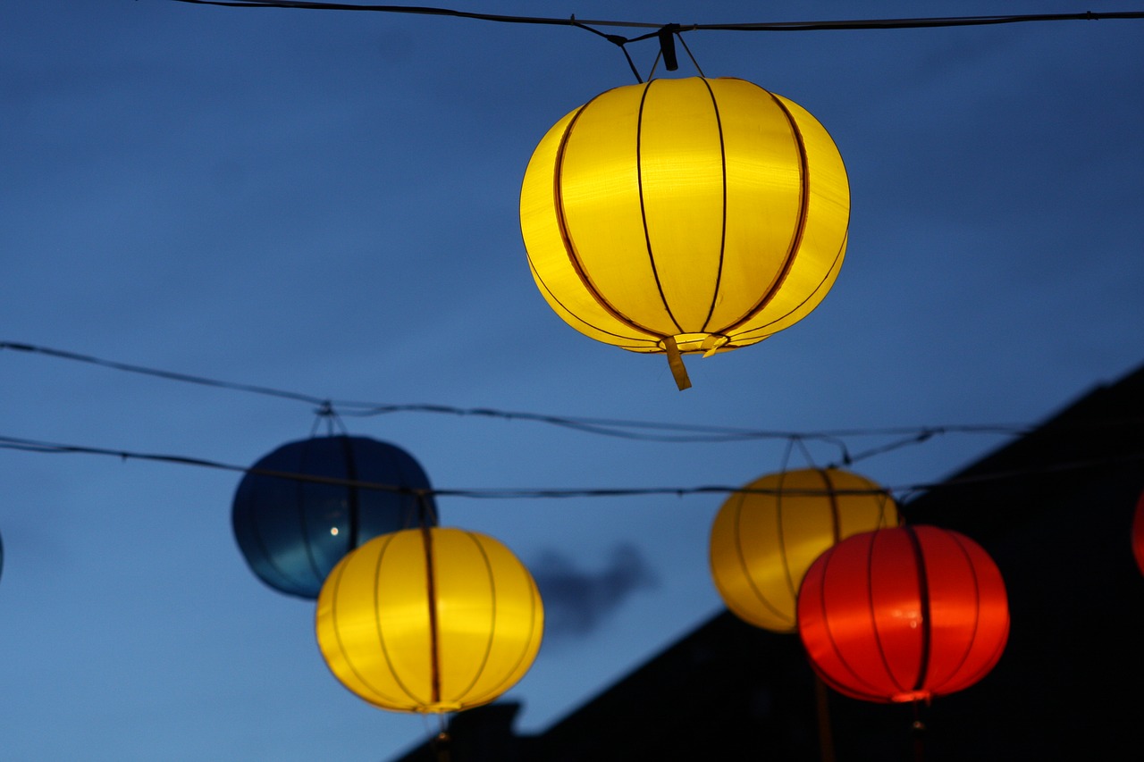 lantern autumn vietnam free photo