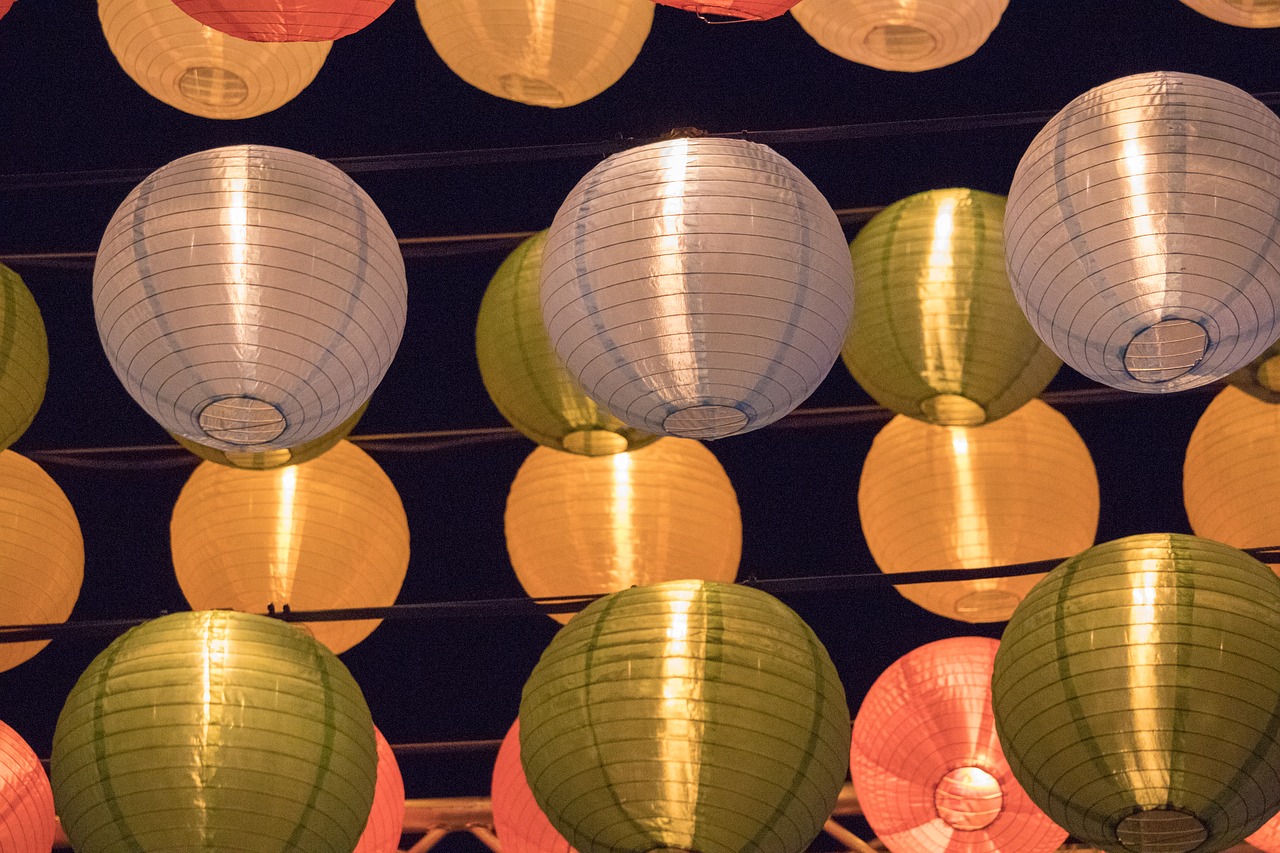 lantern celebration decoration free photo