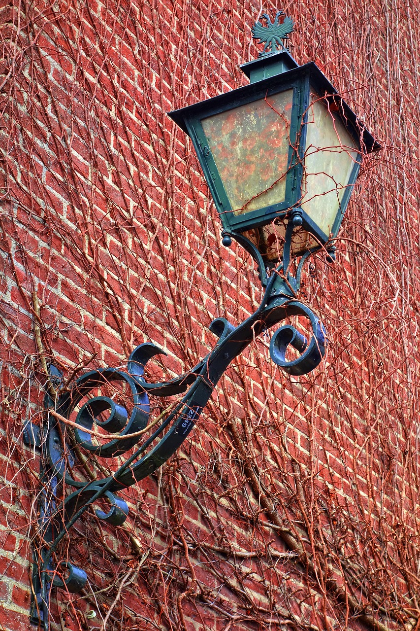 lantern lamp facade lamp free photo