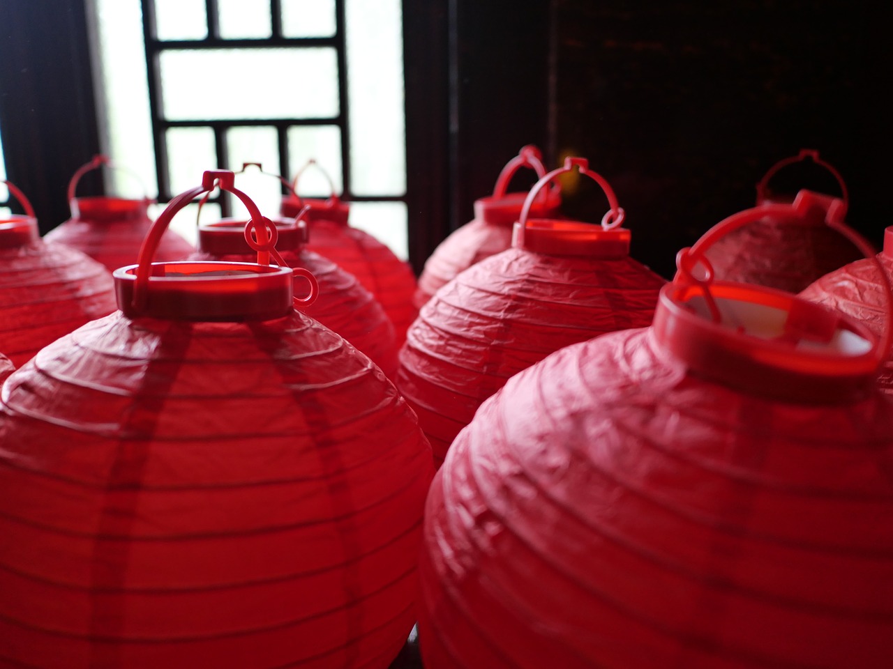 lantern  red  china free photo