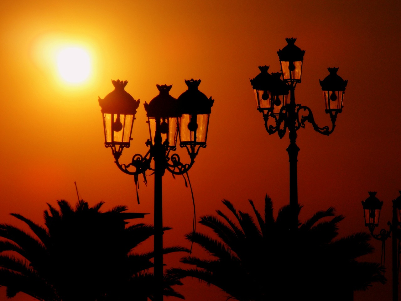 lantern sun sky free photo