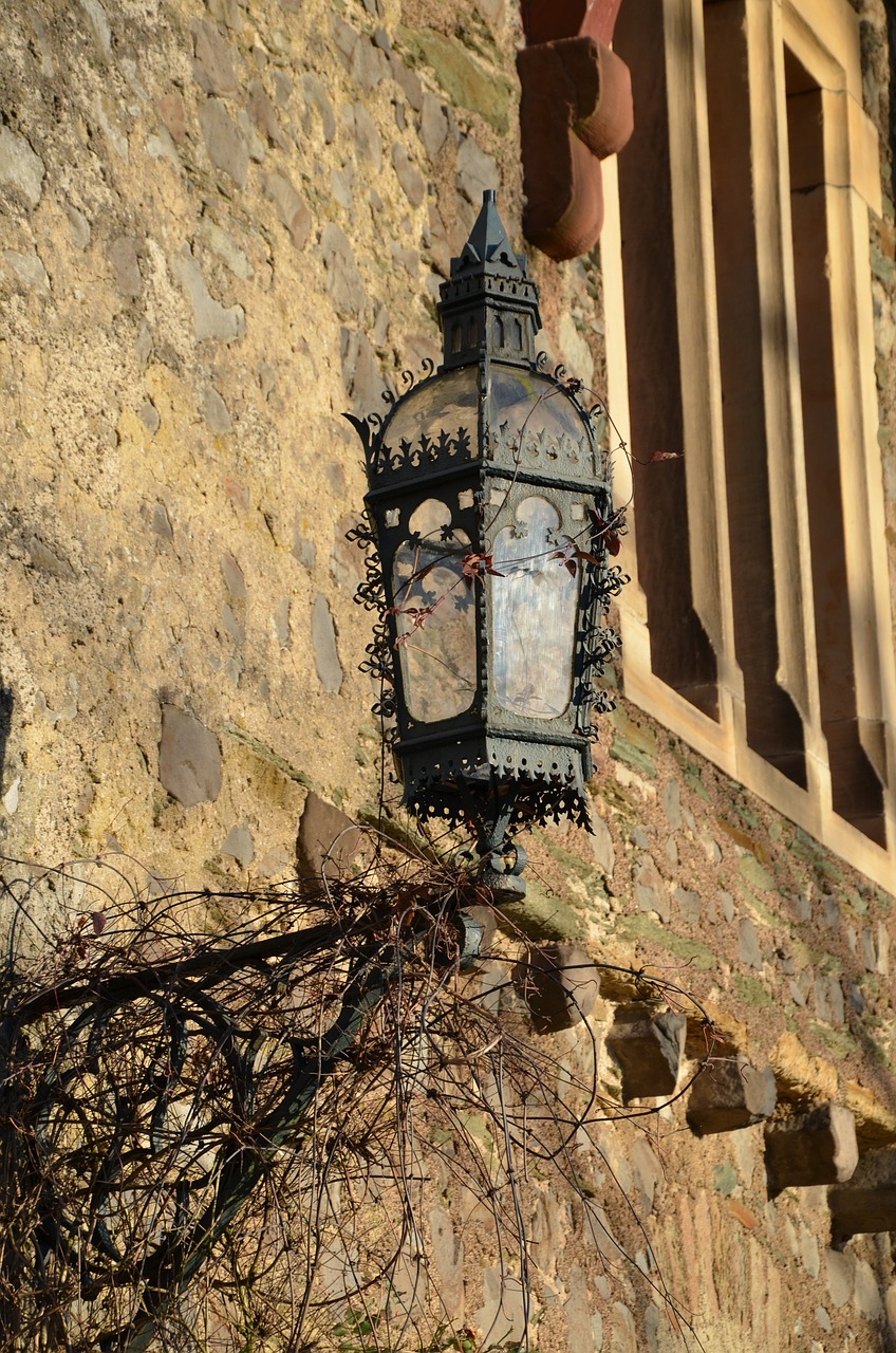 lantern castle wall free photo