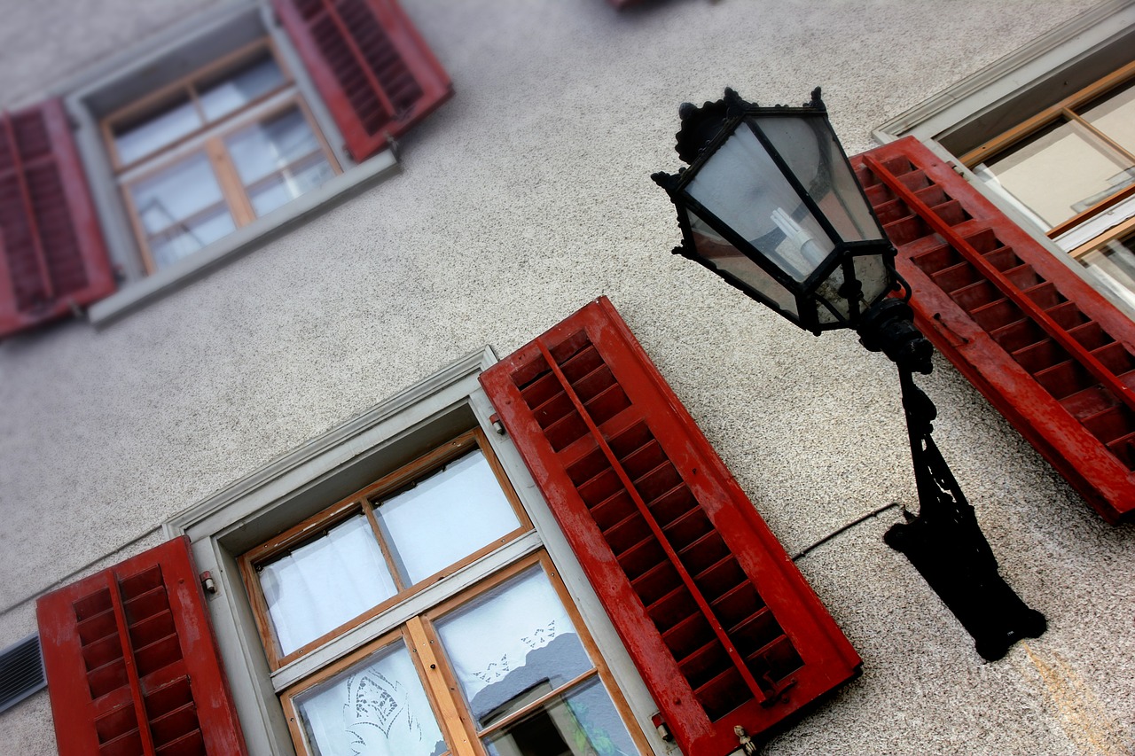 lantern window shutters free photo