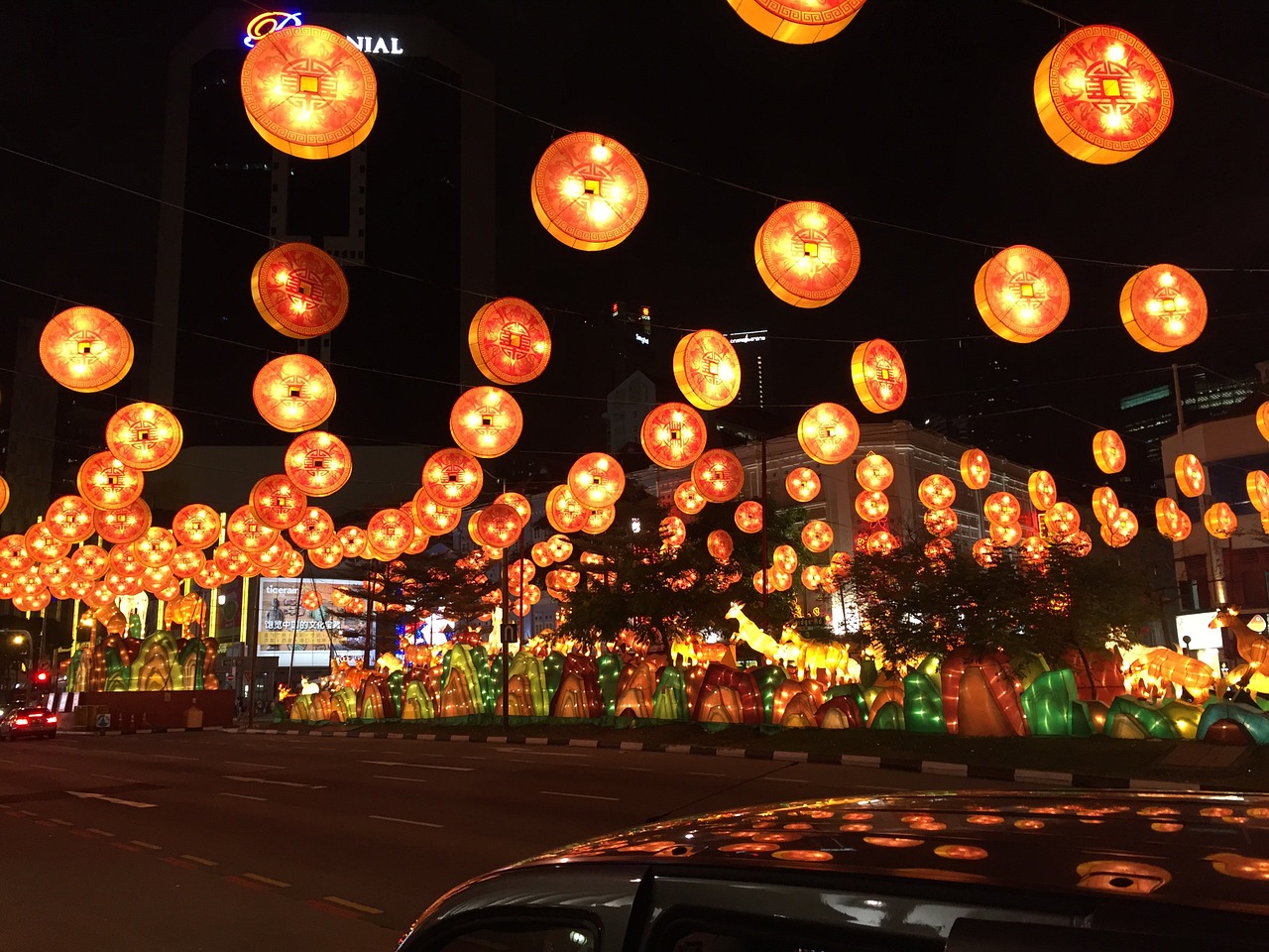 lantern festival singapore free photo