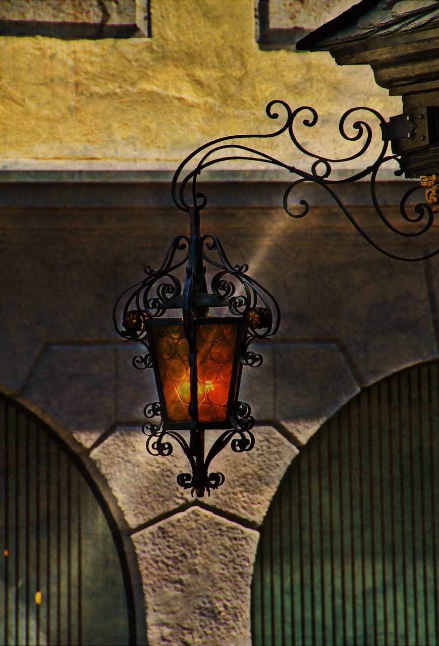 lantern street light lighting free photo