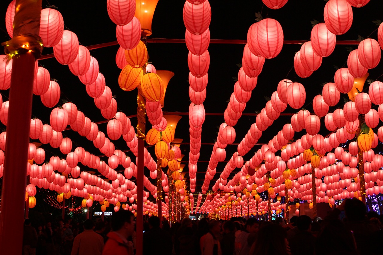 lantern festival taiwan feb free photo