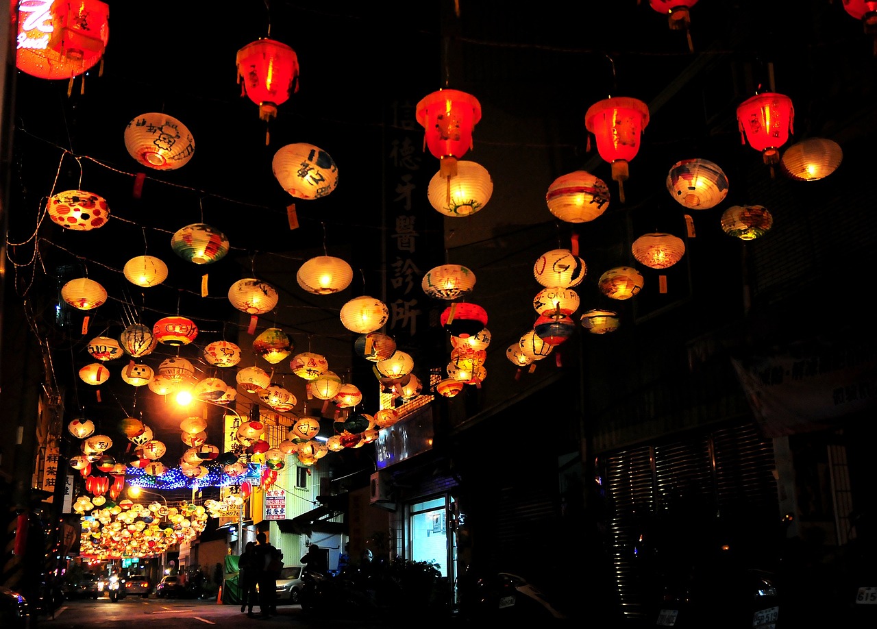 lantern festival lantern flower 燈 free photo