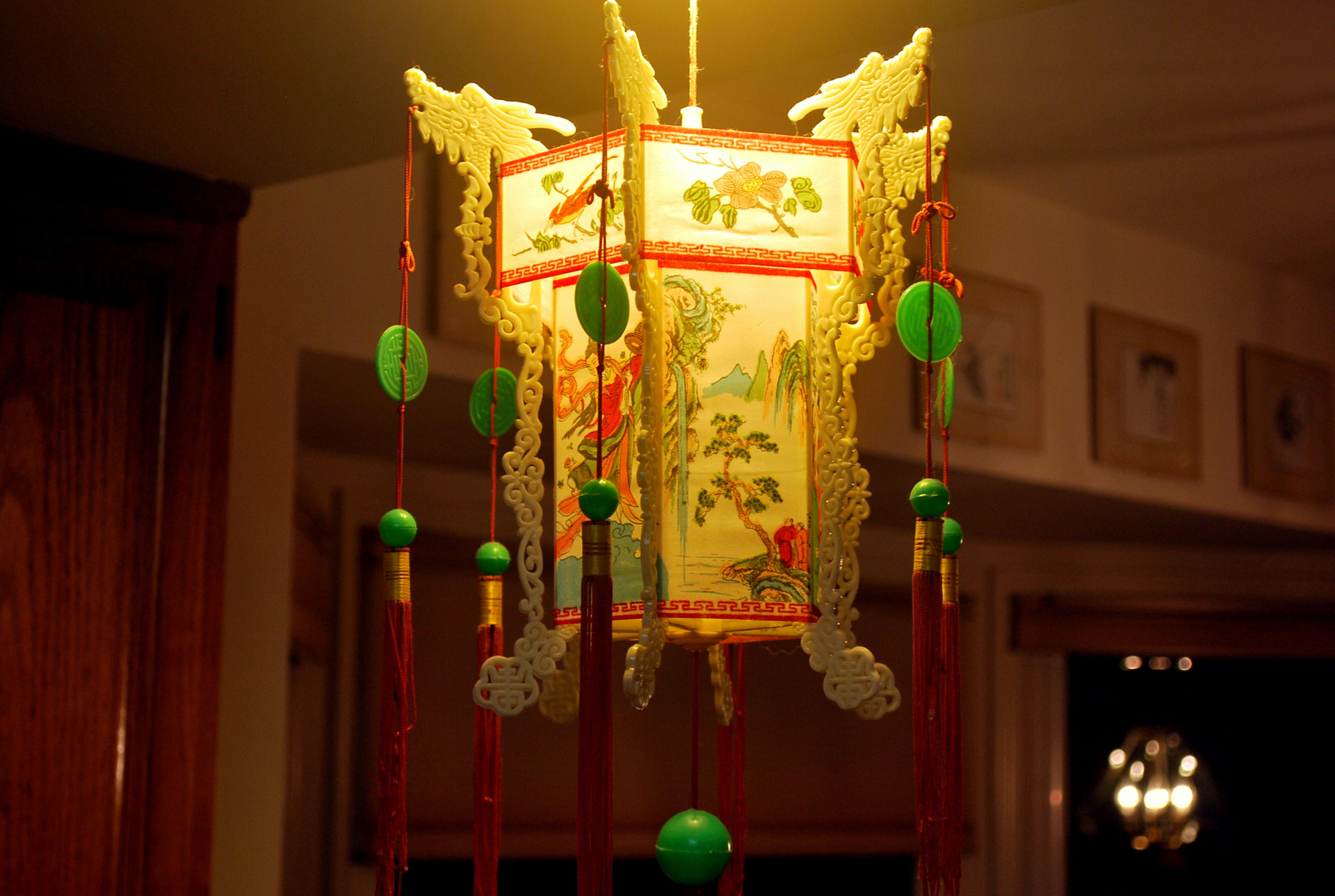 lantern light ceiling free photo
