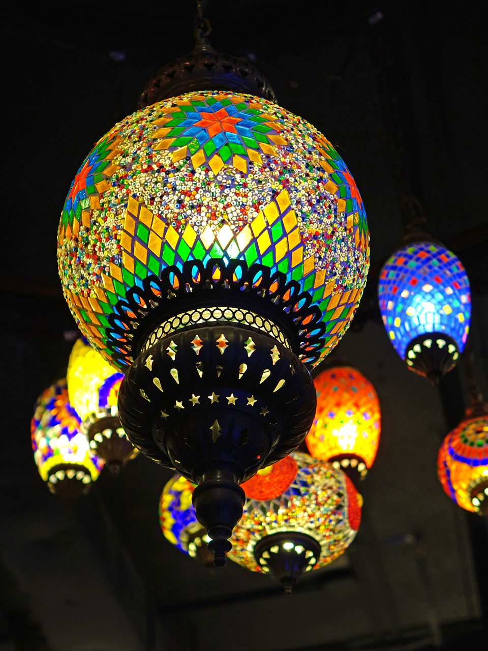 lanterns moroccan lighting free photo