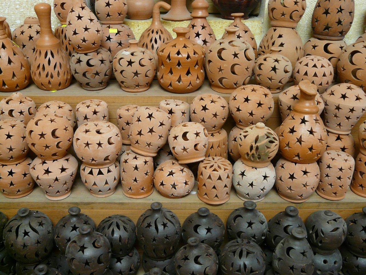 lanterns ceramic pottery free photo
