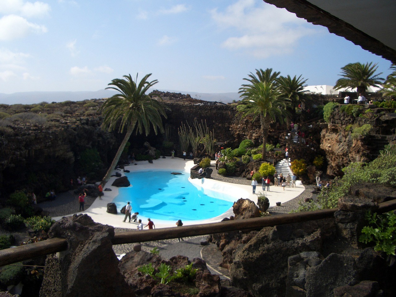 lanzarote jameos del aqua volcanic stones free photo