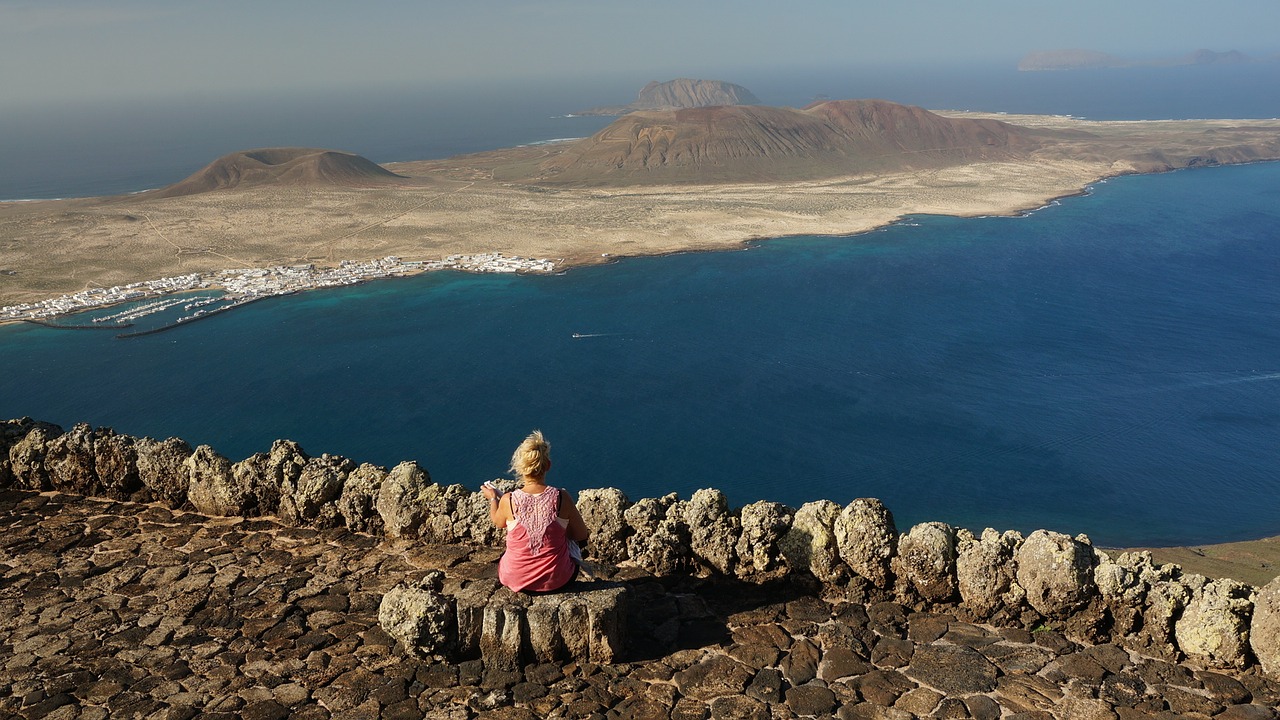 lanzarote canary islands panorama free photo