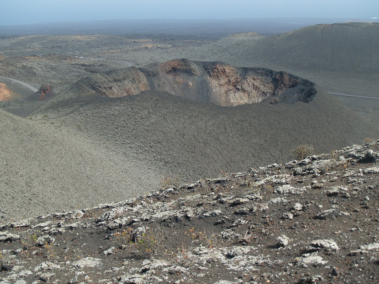 lanzarote magma volcano free photo