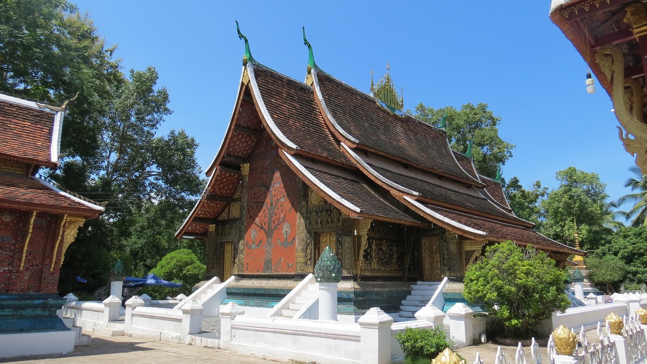 laos luangprabang asia free photo