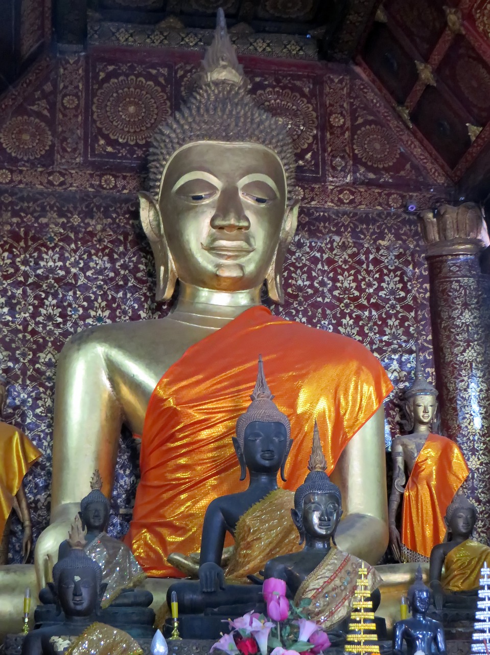 laos luang prabang buddha free photo