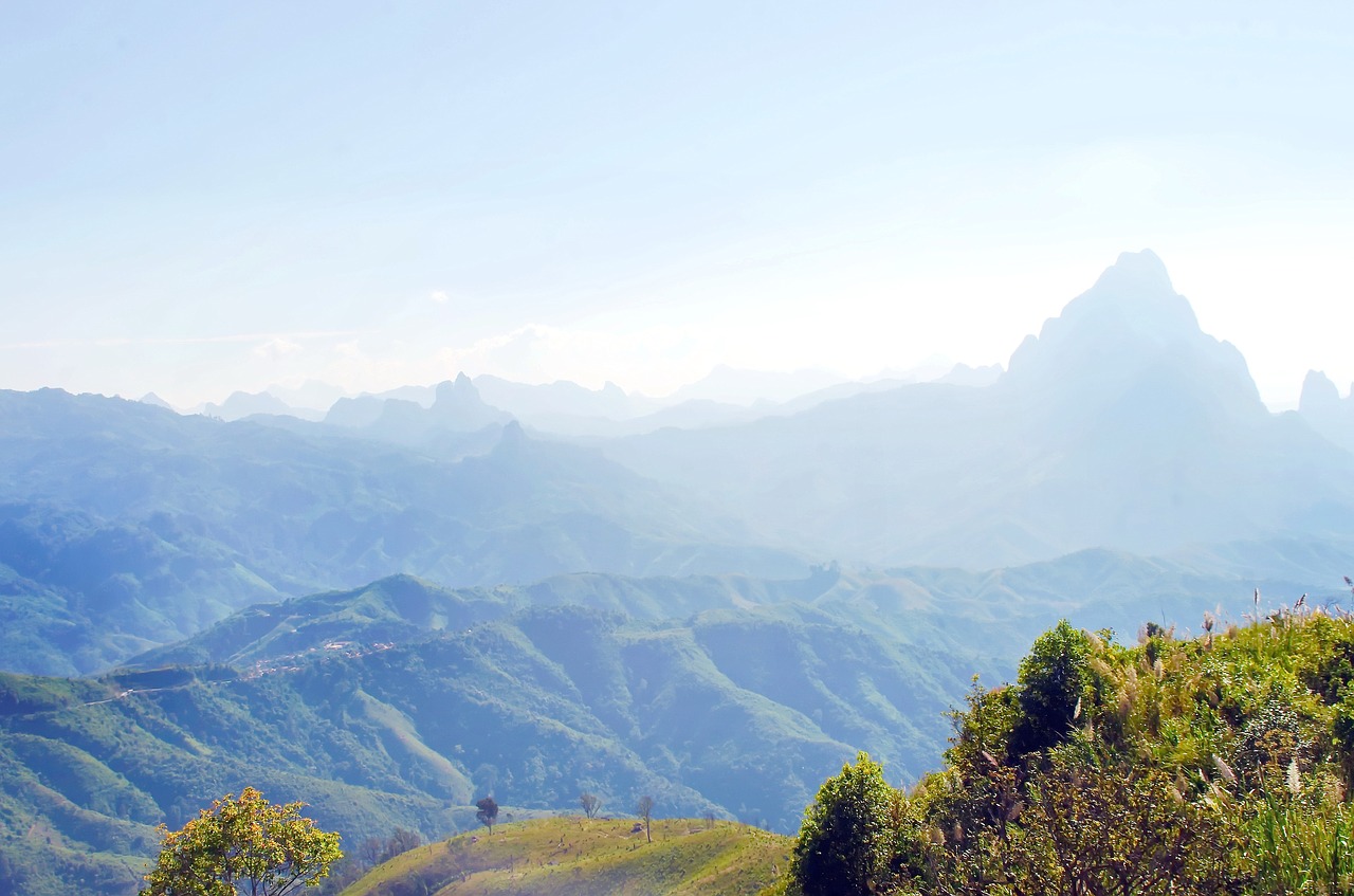 laos mountain annam mountain range free photo