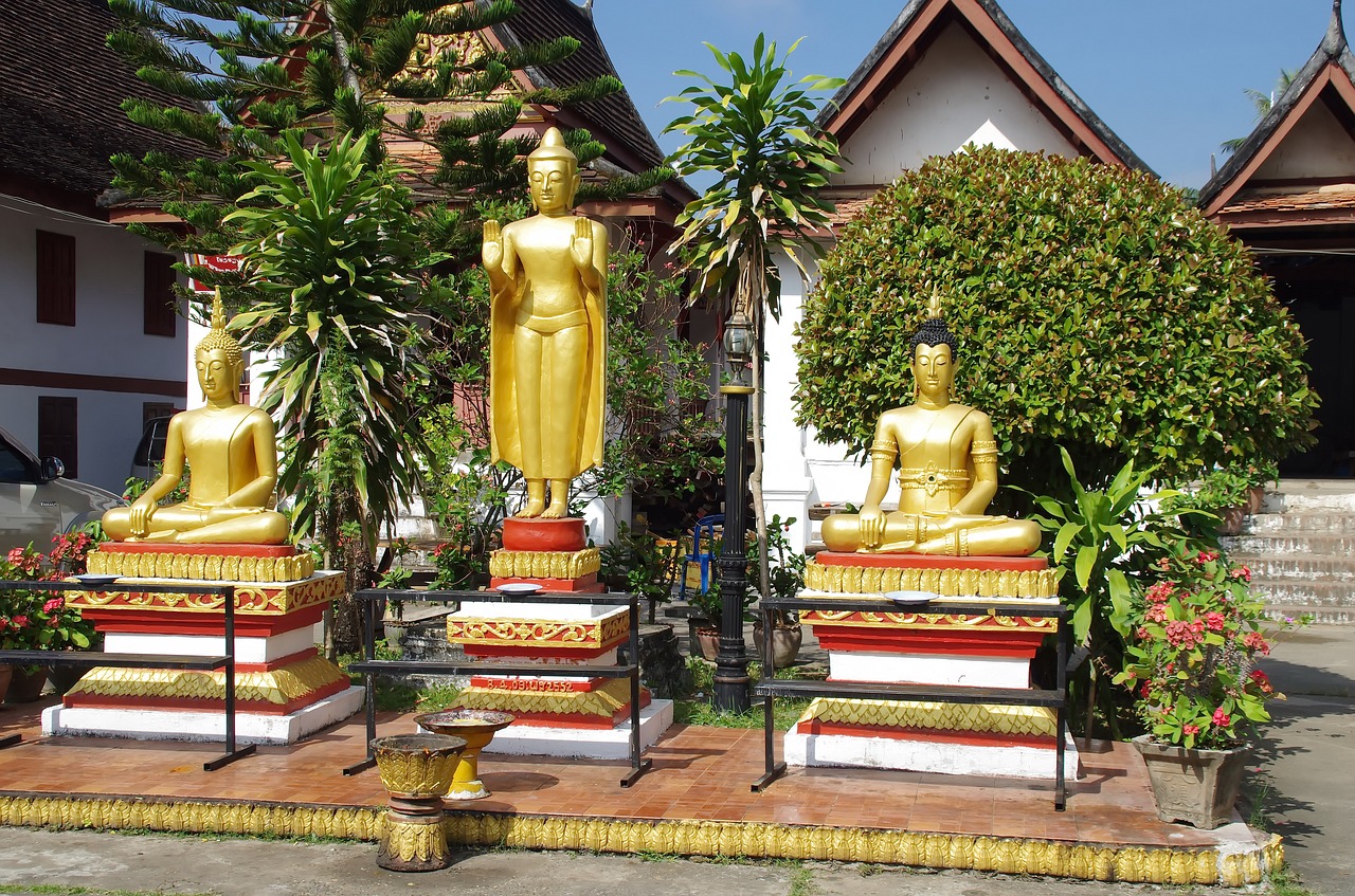 laos luang-parbang temple free photo