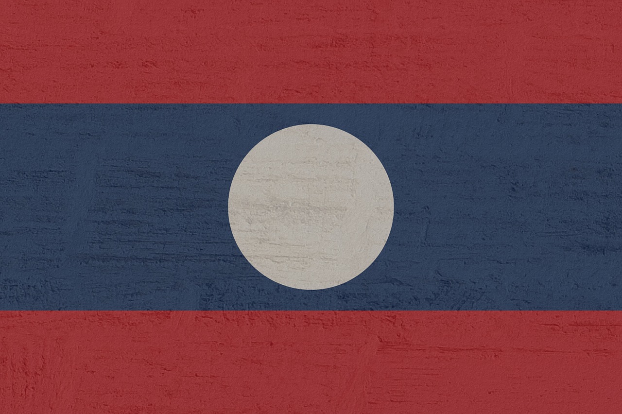 laos flag south east asia free photo