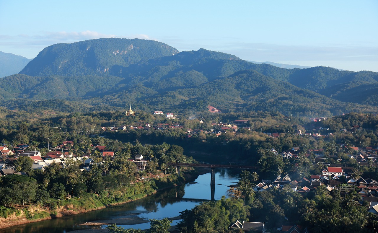 laos  luang prabang  the scenery free photo