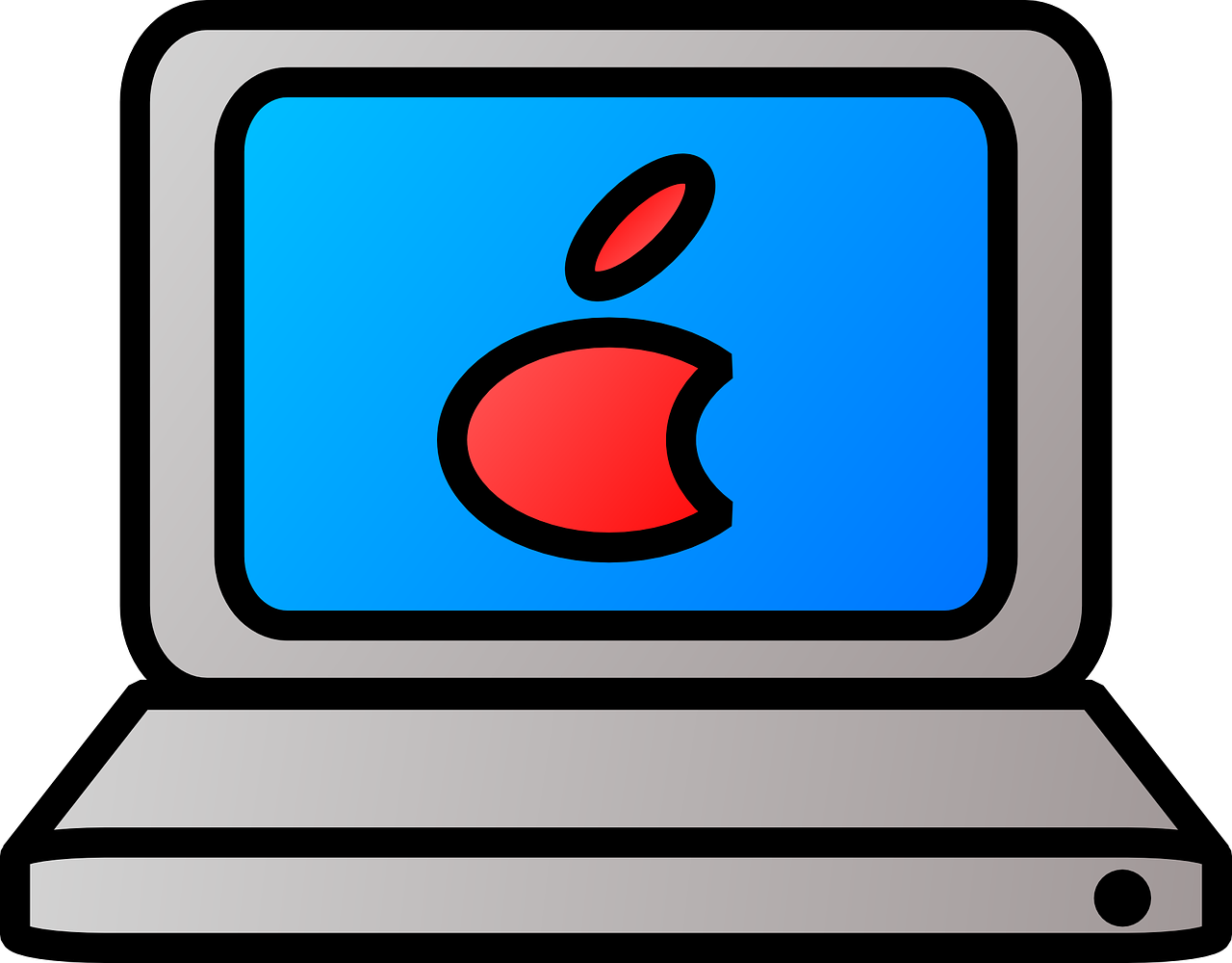 laptop apple computer free photo