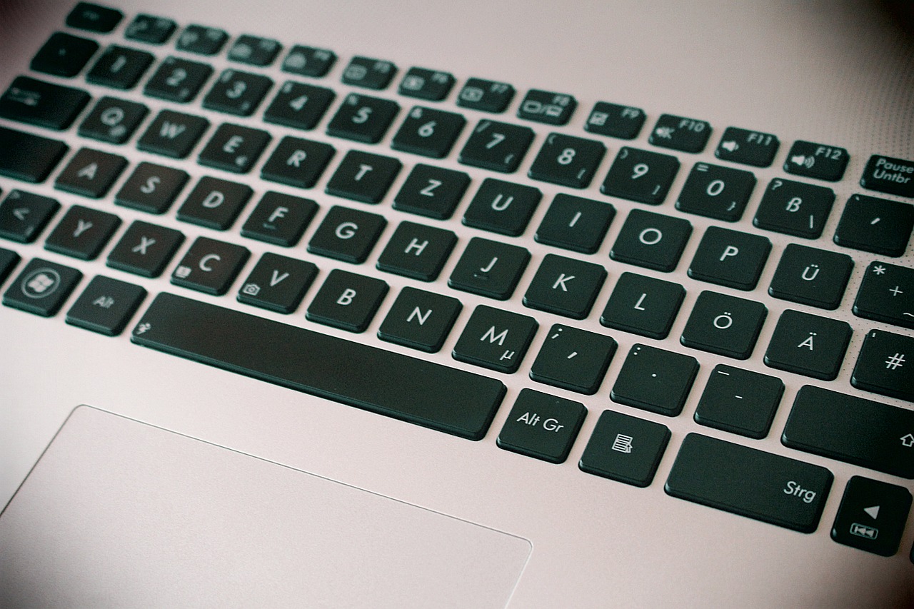 laptop keyboard notebook free photo