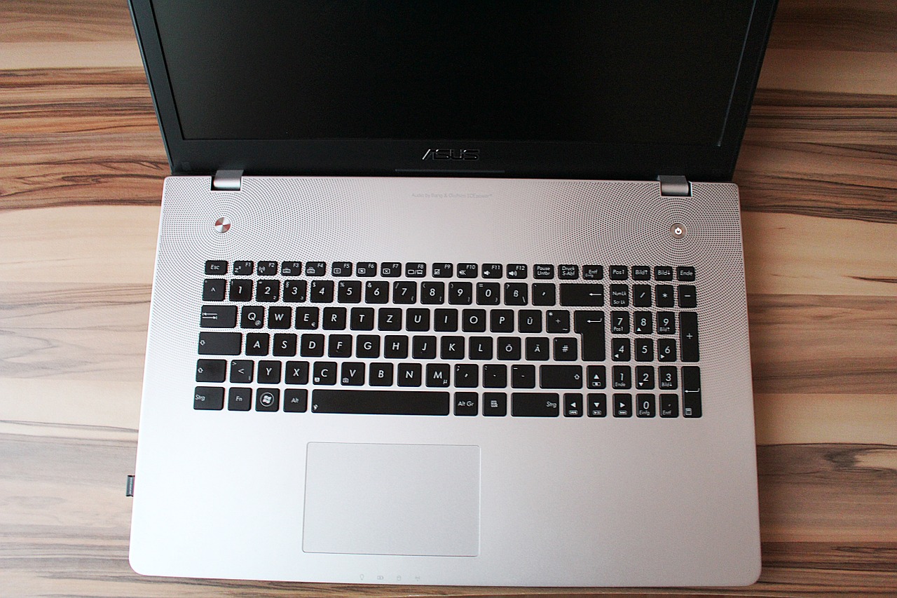 laptop keyboard keys free photo