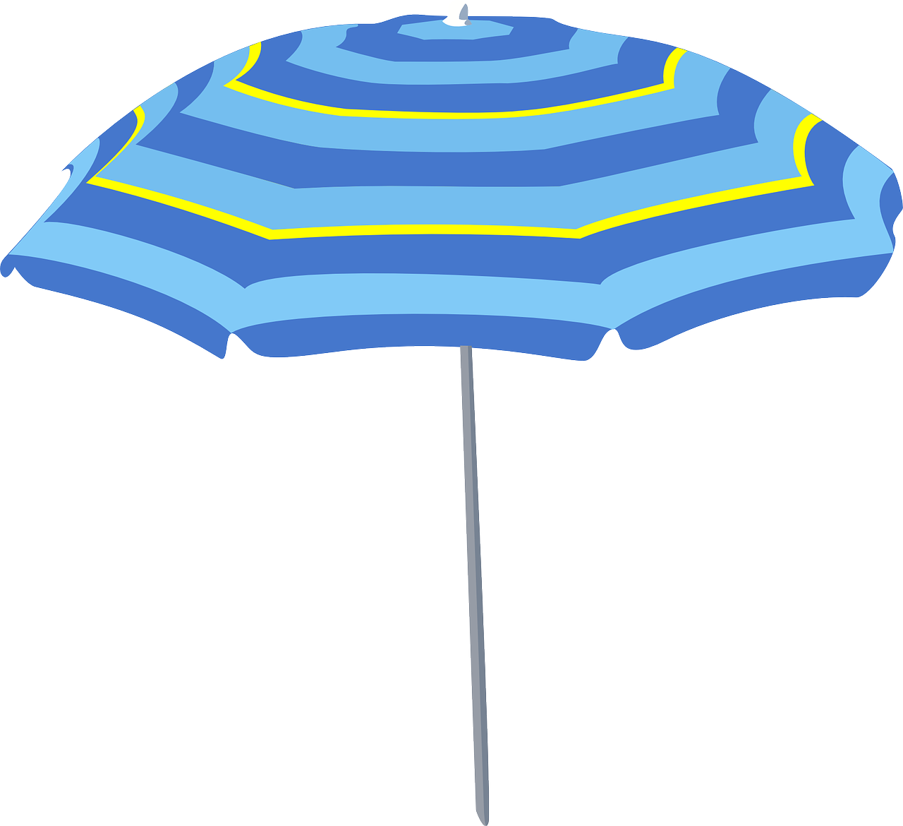 large umbrella beach free photo
