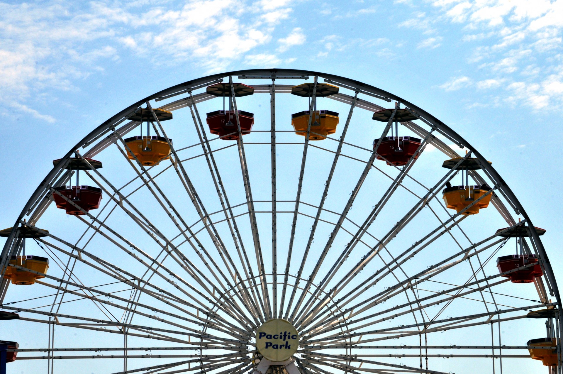 ferris wheel fair sky free photo