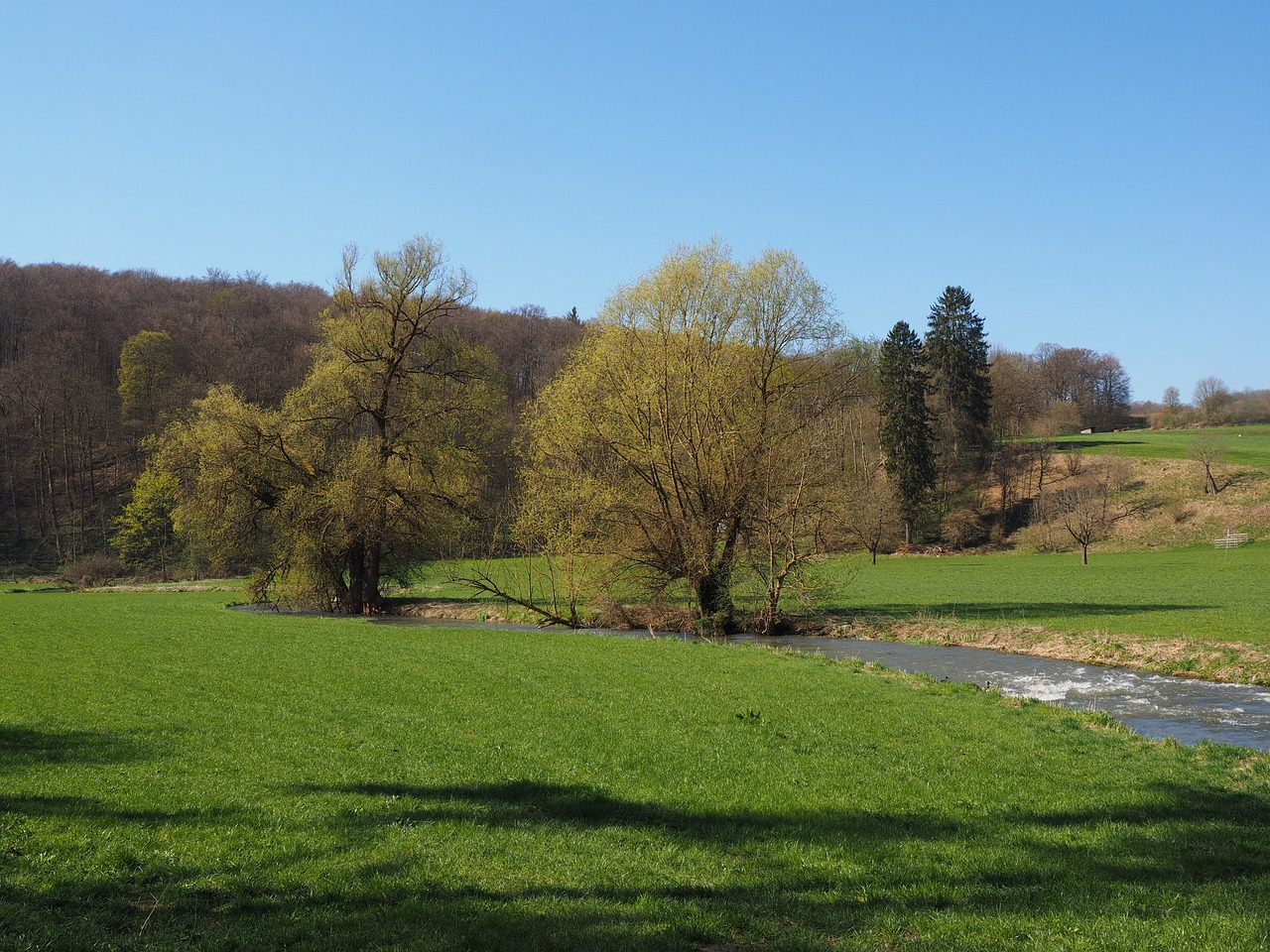 large lautertal louder river free photo