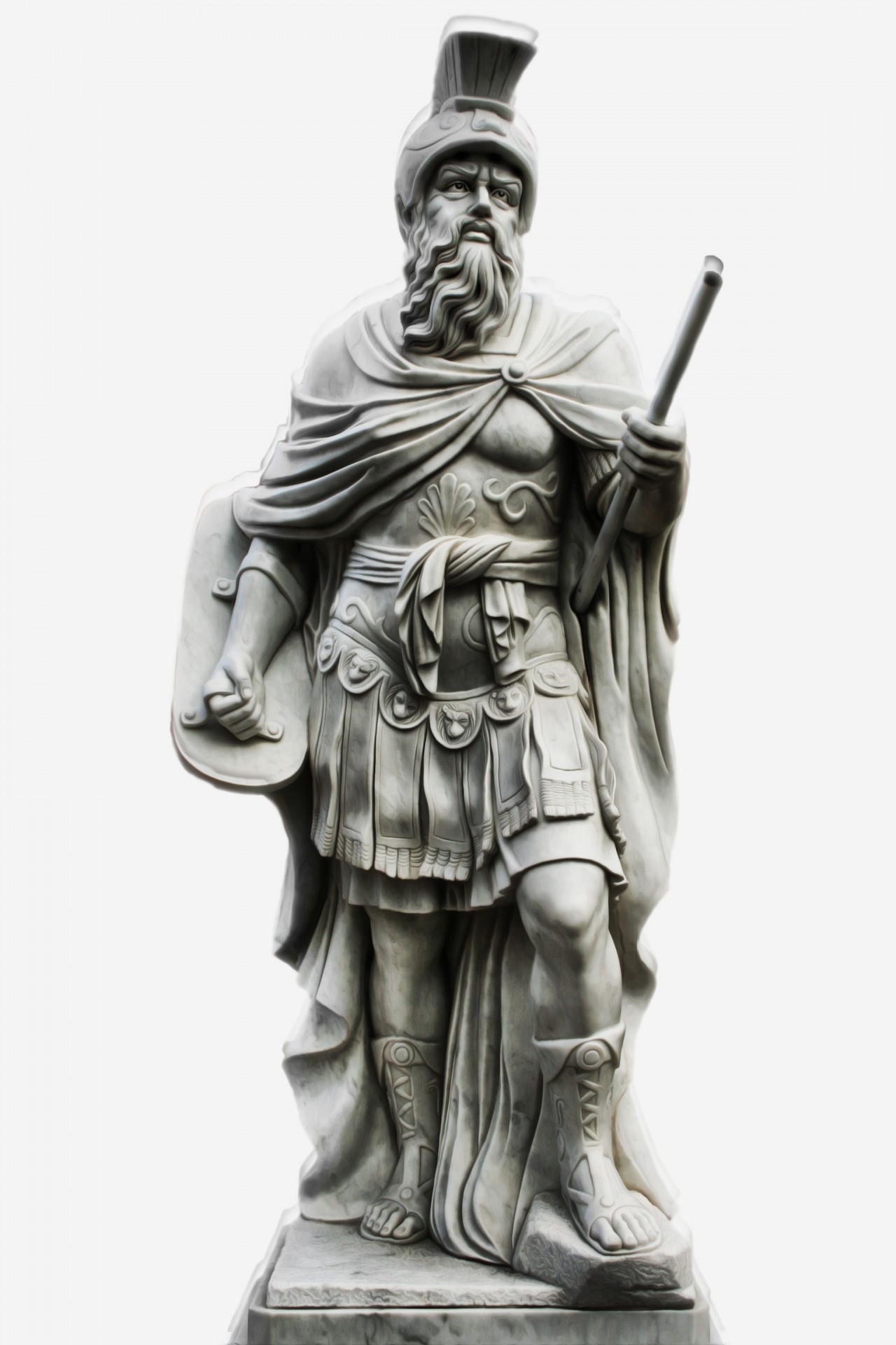 male roman statue free photo