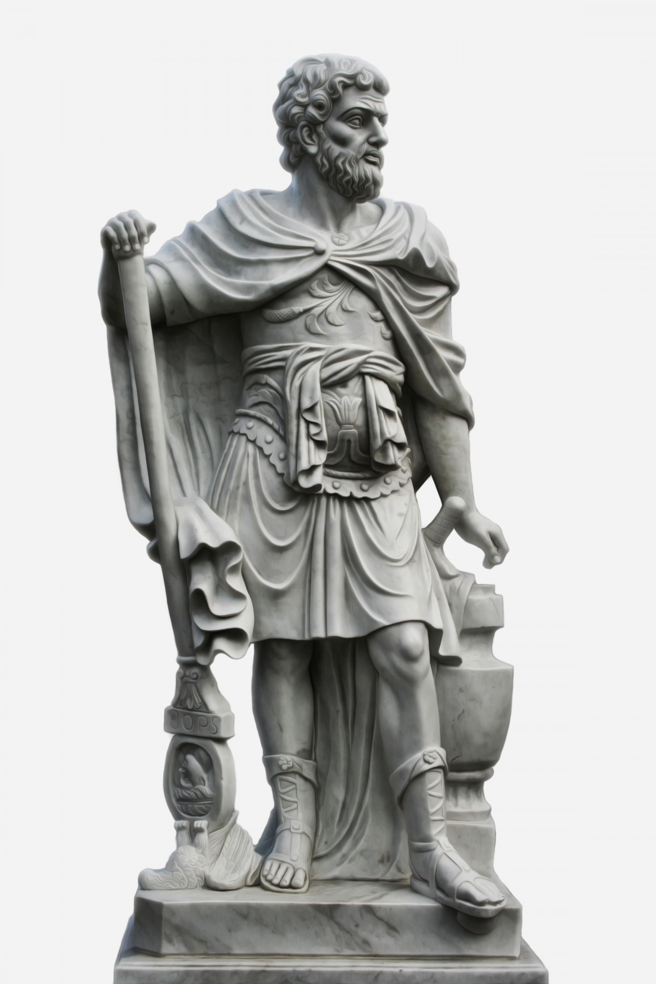 male roman statue free photo